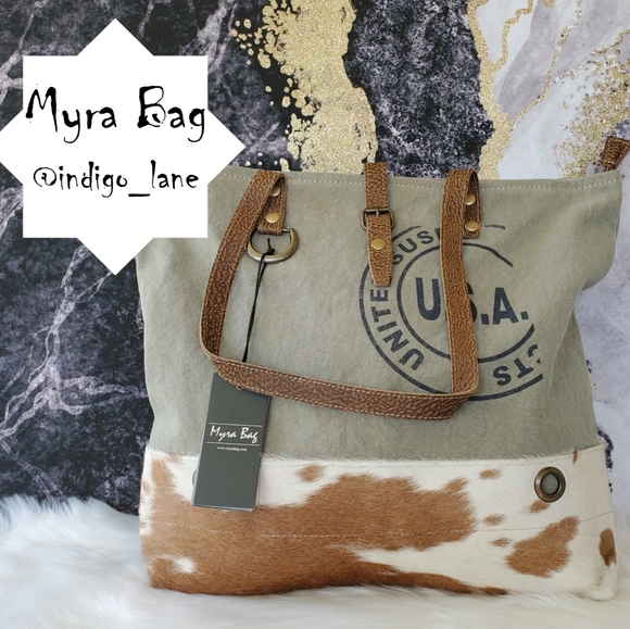 Myra Bag Handbags - 🔵CLEARANCE! Myra "USA Stamp" Tote